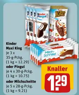 REWE Kinder maxi king Angebot