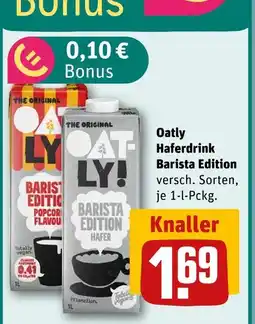 REWE Oatly haferdrink barista edition Angebot