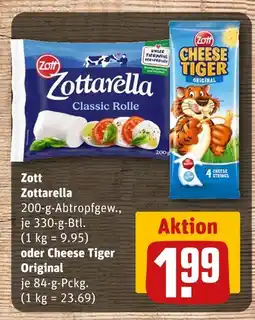 REWE Zott zottarella classic rolle Angebot
