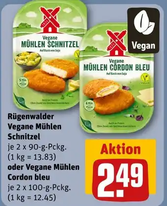REWE Rügenwalder vegane mühlen schnitzel Angebot