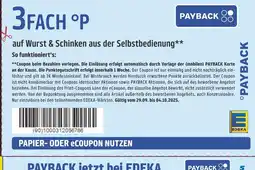 Edeka Wurst & schinken aus der selbstbedienung Angebot