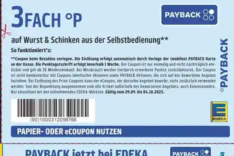 Edeka Wurst & schinken aus der selbstbedienung Angebot