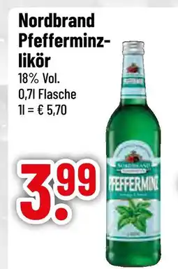 trinkgut Nordbrand pfefferminzlikör Angebot