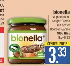 Edeka Bionella vegane nuss-nougat-creme mit echter bourbon-vanille Angebot