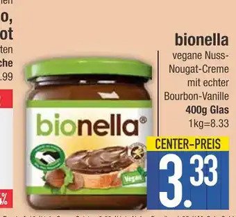 Edeka Bionella vegane nuss-nougat-creme mit echter bourbon-vanille Angebot