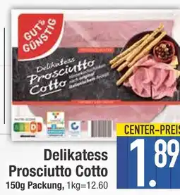Edeka Gut & günstig delikatess prosciutto cotto Angebot