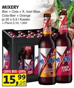 Lösch Depot MIXERY Bier + Cola + X, Iced Blue, Cola-Bier + Orange Angebot