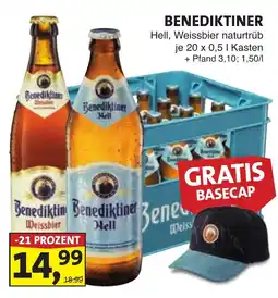 Lösch Depot BENEDIKTINER Hell, Weissbier naturtrüb Angebot