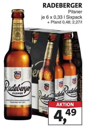 Lösch Depot RADEBERGER Pilsner Angebot