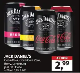 Lösch Depot JACK DANIEL'S Coca-Cola, Coca-Cola Zero Berry, Lynchburg Angebot