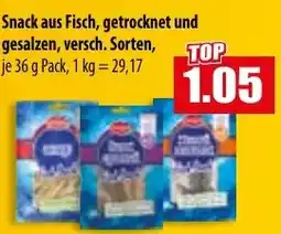 Mix Markt Snack aus Fisch, getrocknet und gesalzen Angebot