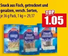 Mix Markt Snack aus Fisch, getrocknet und gesalzen Angebot