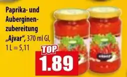 Mix Markt Paprika-und Auberginen- zubereitung „Ajvar" Angebot