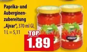 Mix Markt Paprika-und Auberginen- zubereitung „Ajvar" Angebot