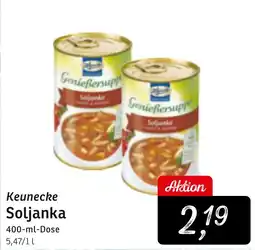 KONSUM Keunecke Soljanka Angebot
