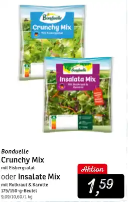 KONSUM Bonduelle Crunchy Mix oder Insalate Mix Angebot