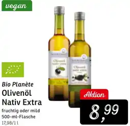 KONSUM Bio Planète Olivenöl Nativ Extra Angebot