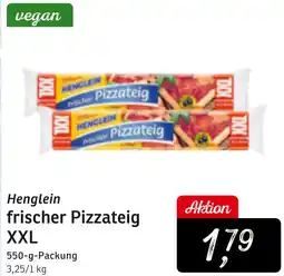 KONSUM Henglein frischer Pizzateig XXL Angebot