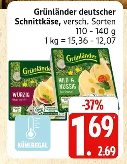 Marktkauf Grünländer deutscher schnittkäse Angebot