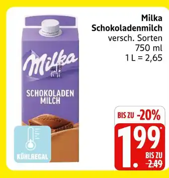 Marktkauf Milka schokoladenmilch Angebot