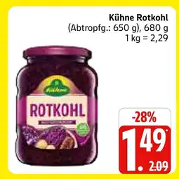 Marktkauf Kühne rotkohl Angebot