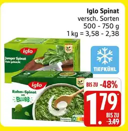 Marktkauf Iglo spinat Angebot