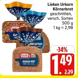 Marktkauf Lieken urkorn körnerbrot Angebot