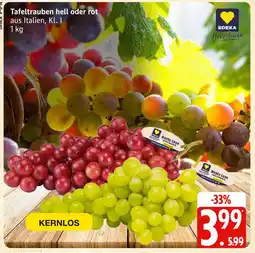 Marktkauf Edeka herzstücke tafeltrauben hell oder rot Angebot