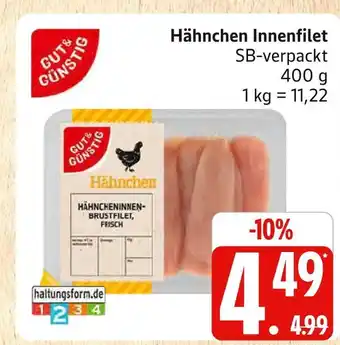 Marktkauf Gut & günstig hähnchen innenfilet Angebot