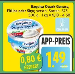 Marktkauf Exquisa quark genuss, fitline Angebot