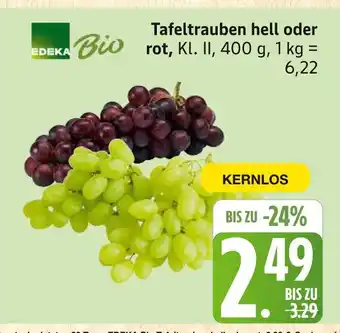 Marktkauf Edeka bio tafeltrauben hell Angebot