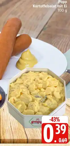 Marktkauf Popp kartoffelsalat mit ei Angebot