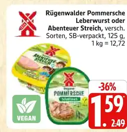Marktkauf Rügenwalder pommersche leberwurst Angebot