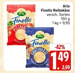 Marktkauf Arla finello reibekäse pizzakäse Angebot