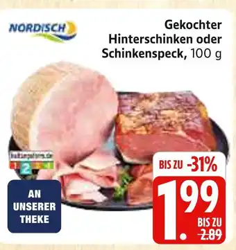 Marktkauf Nordisch gekochter hinterschinken Angebot
