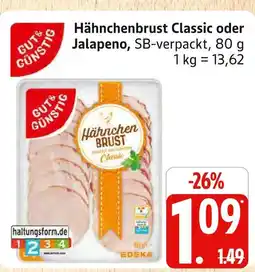 Marktkauf Gut & günstig hähnchenbrust classic Angebot
