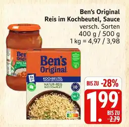 Marktkauf Ben’s original reis im kochbeutel Angebot