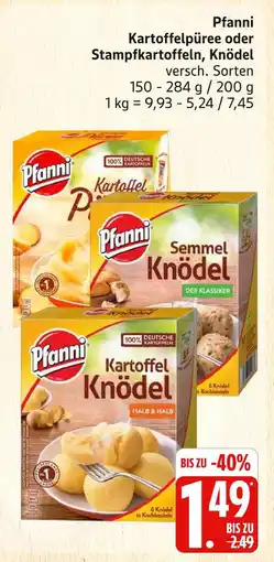 Marktkauf Pfanni kartoffelpüree Angebot