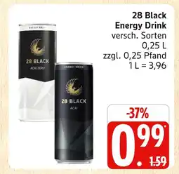 Marktkauf 28 black energy drink Angebot