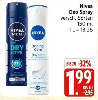 Marktkauf Nivea dry active deo spray Angebot
