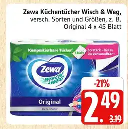 Marktkauf Zewa küchentücher wisch & weg Angebot