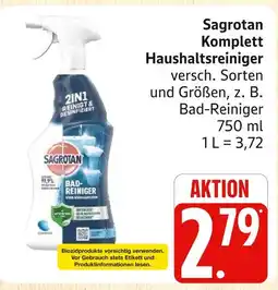 Marktkauf Sagrotan komplett haushaltsreiniger bad-reiniger Angebot