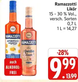 Marktkauf Ramazzotti aperitivo arancia Angebot