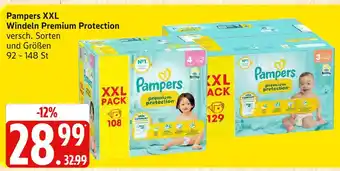 Marktkauf Pampers xxl windeln premium protection Angebot