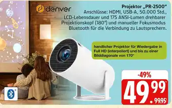 Marktkauf Denver projektor „pr-2500“ Angebot