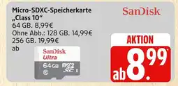Marktkauf Sandisk micro-sdxc-speicherkarte „class 10“ 64 gb Angebot