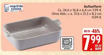 Marktkauf Esprit de cuisine auflaufform Angebot