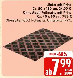 Marktkauf Läufer mit print Angebot