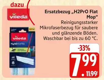 Marktkauf Vileda ersatzbezug „h2pro flat mop“ Angebot