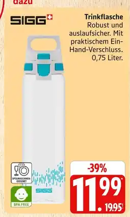 Marktkauf Sigg trinkflasche Angebot